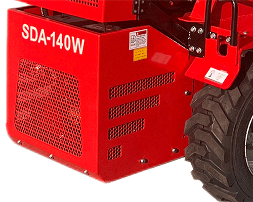 Cargador de ruedas pequeño